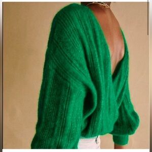 Sezane Cristina Jumper in Green